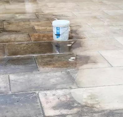 how to clean a stone floor